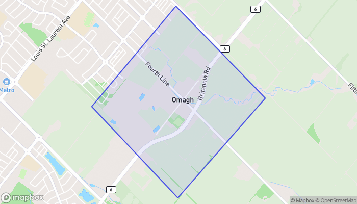 Map of Omagh