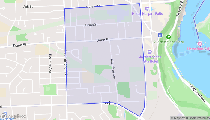 Map of Falls View