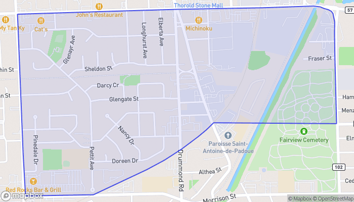 Map of Stamford Centre