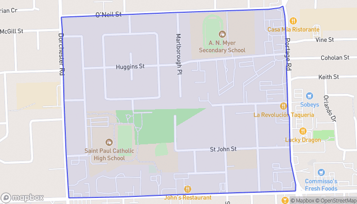 Map of Orchard Park