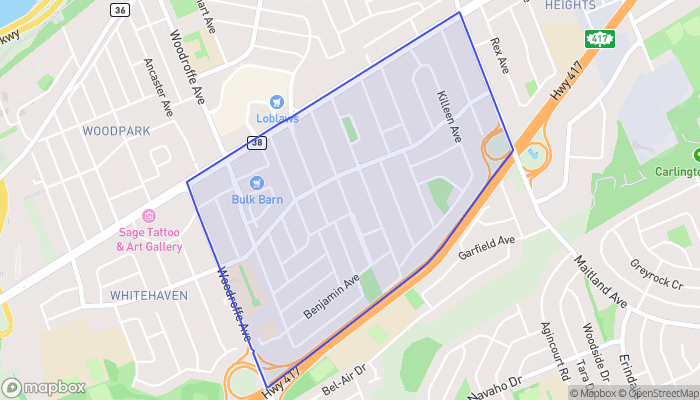 Map of Glabar Park