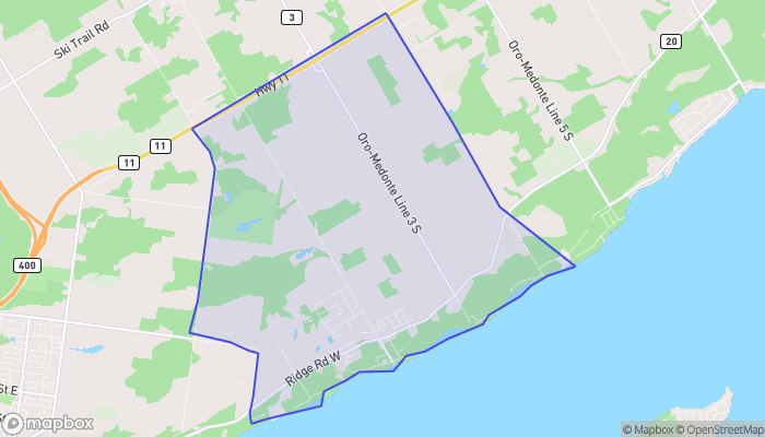 Map of Shanty Bay