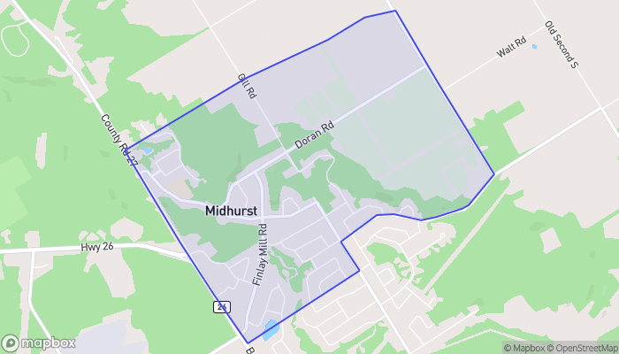 Map of Midhurst
