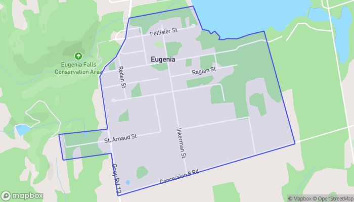 Map of Eugenia