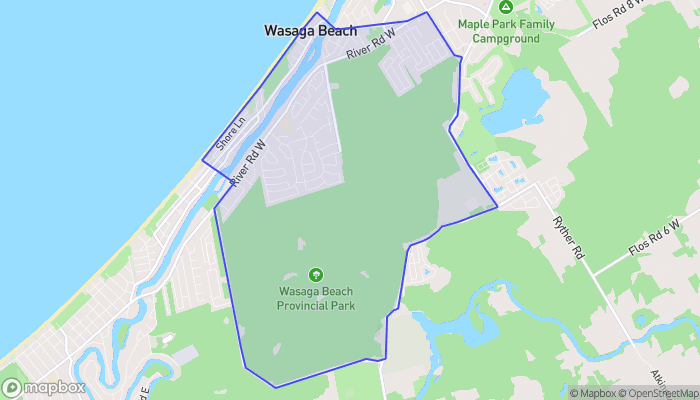 Map of Wasaga Beach