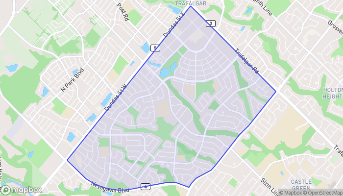 Map of River Oaks