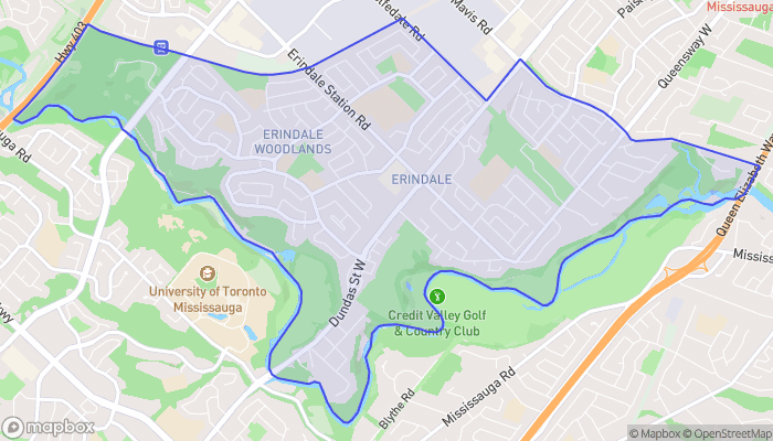 Map of Erindale
