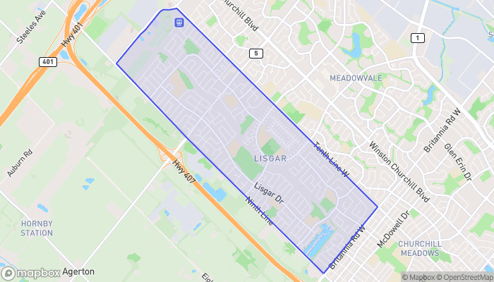 Map of Lisgar