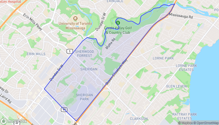Map of Sheridan