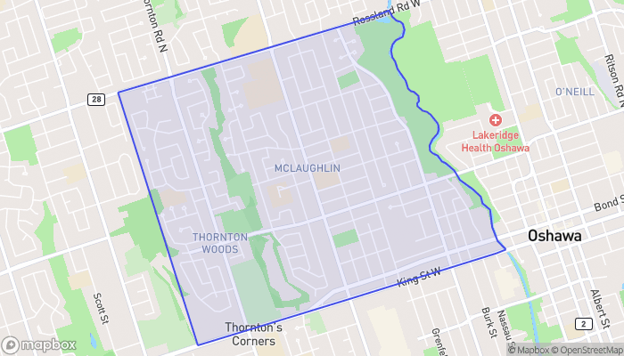 Map of McLaughlin