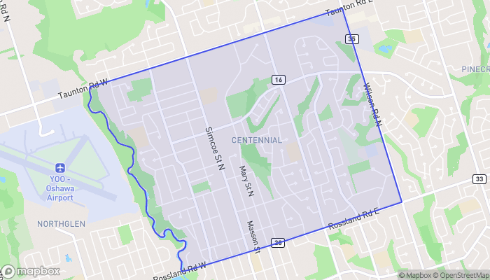 Map of Centennial