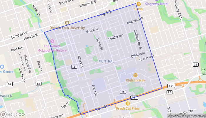 Map of Central