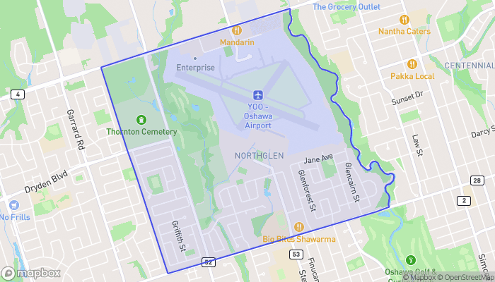Map of Northglen