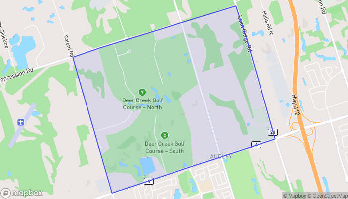Map of Deer Creek