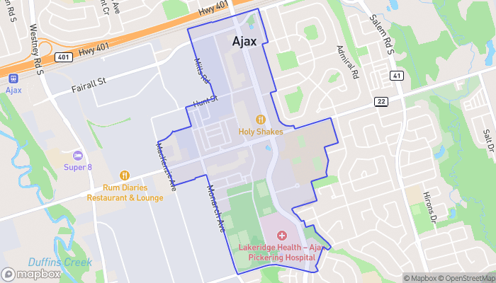 Map of Downtown