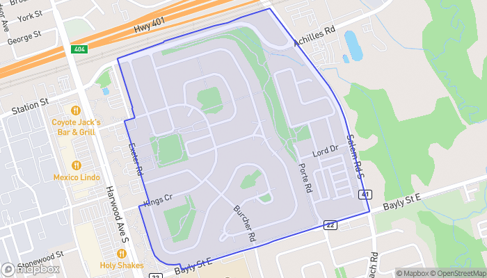 Map of Memorial Village