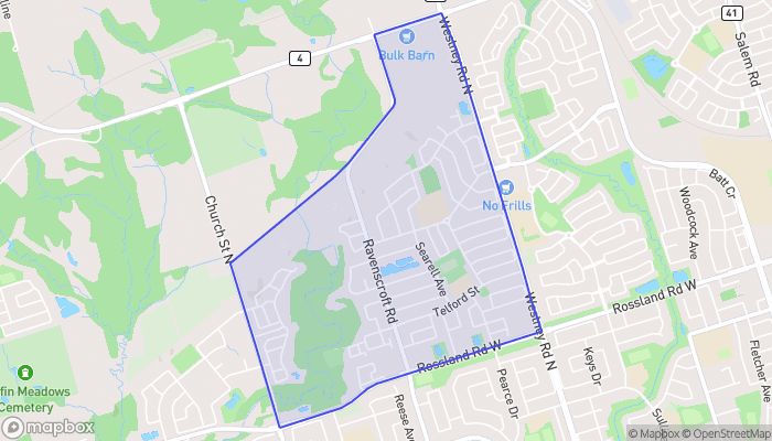 Map of Meadow Ridge