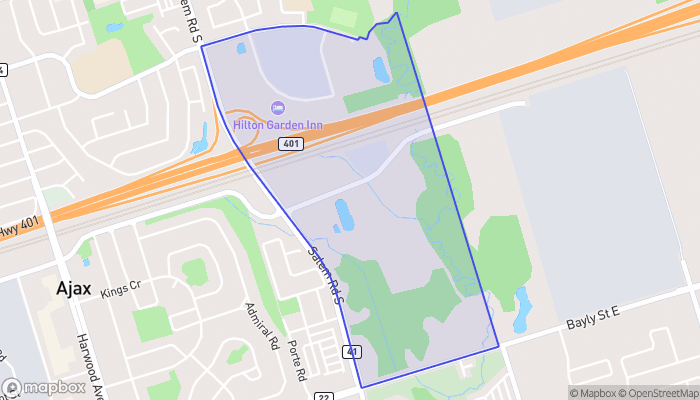 Map of Salem Business Area