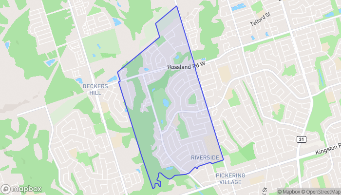 Map of Riverside