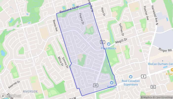Map of Westney Heights