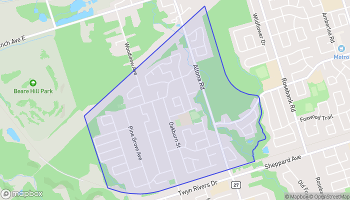 Map of Highbush