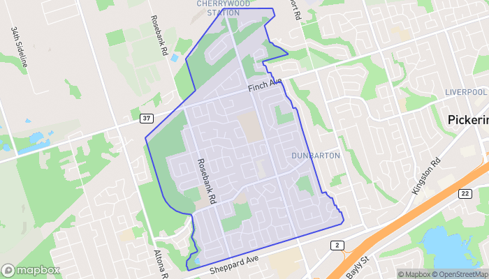 Map of Amberlea
