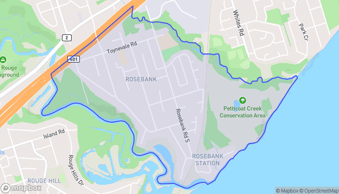 Map of Rosebank
