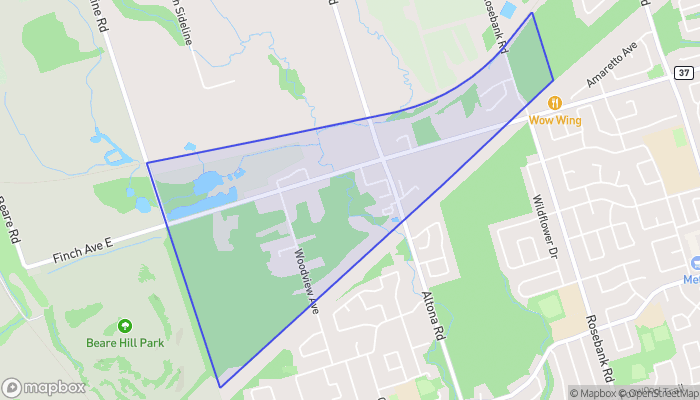 Map of Rouge Park