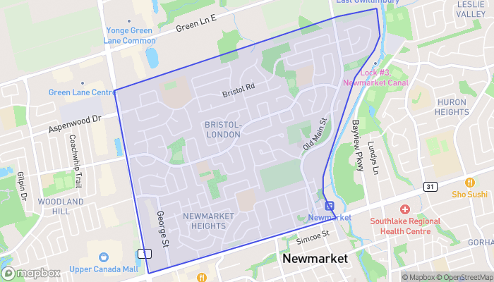 Map of Bristol - London
