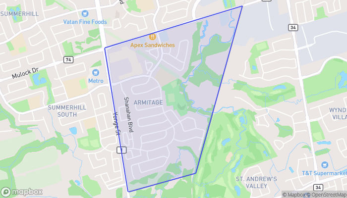 Map of Armitage