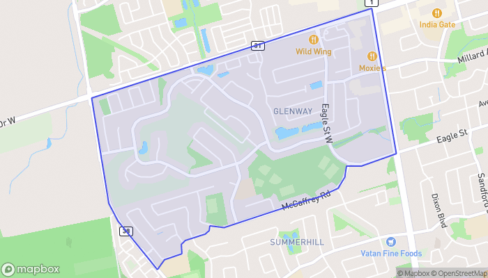 Map of Glenway Estates