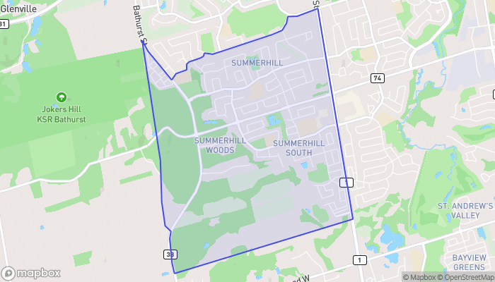 Map of Summerhill Estates