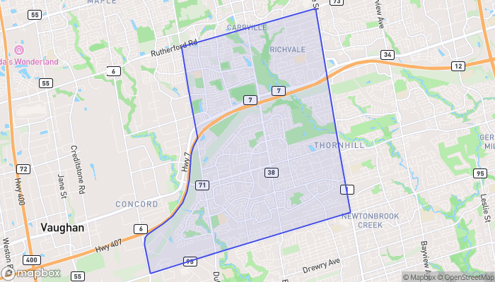Map of Thornhill