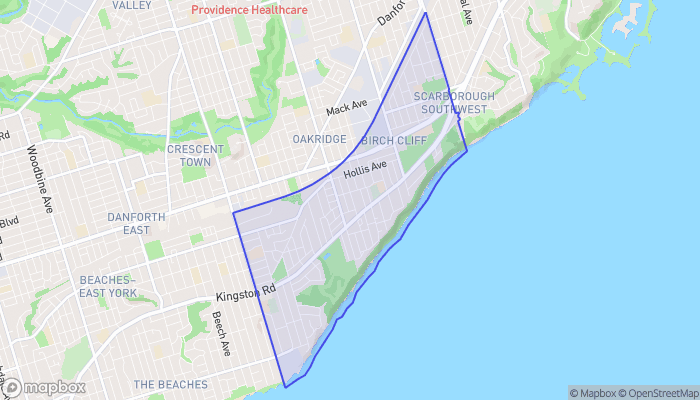 Map of Birchcliffe