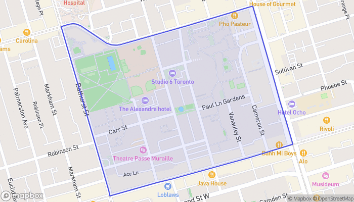 Map of Alexandra Park
