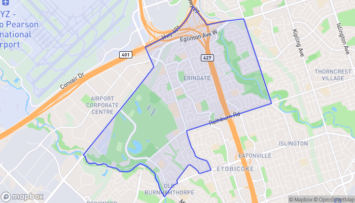 Map of Eringate-Centennial-West Deane