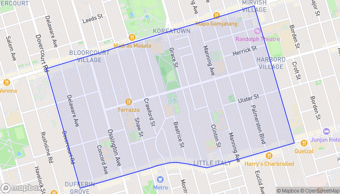 Map of Palmerston-Little Italy