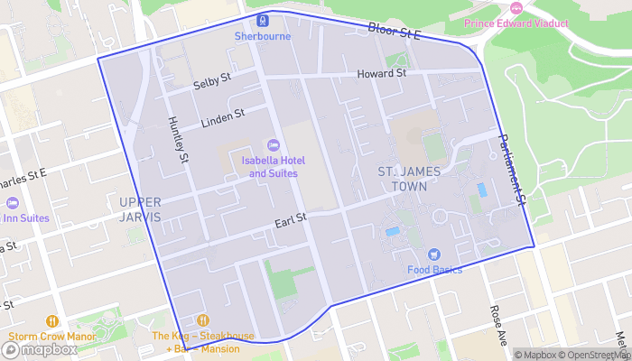 Map of St. James Town