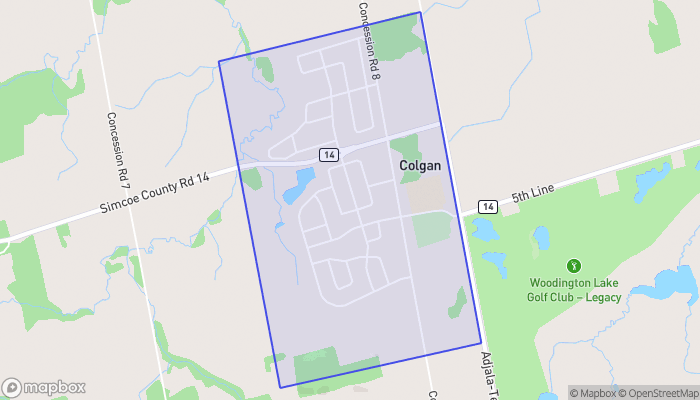 Map of Colgan