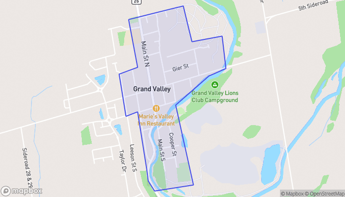 Map of Grand Valley
