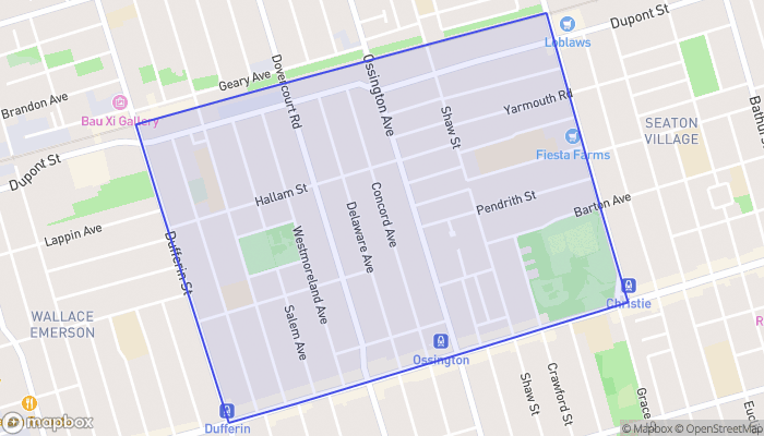 Map of Dovercourt Park