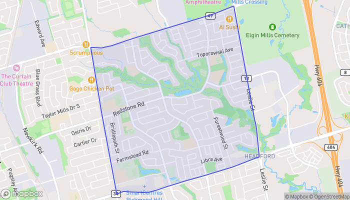 Map of Rouge Woods