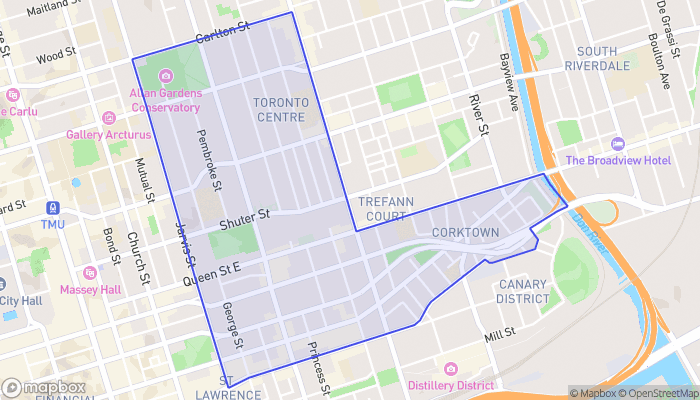 Map of Moss Park