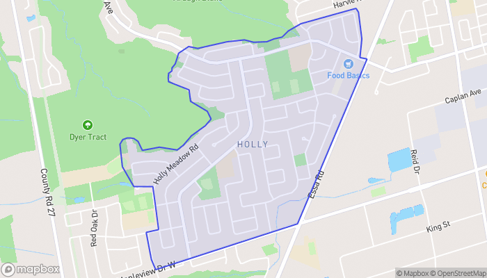 Map of Holly