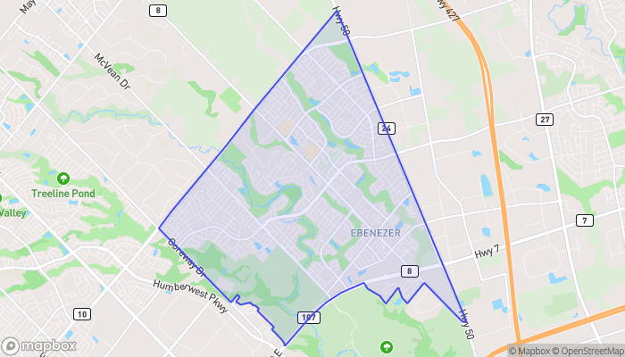 Map of Castlemore