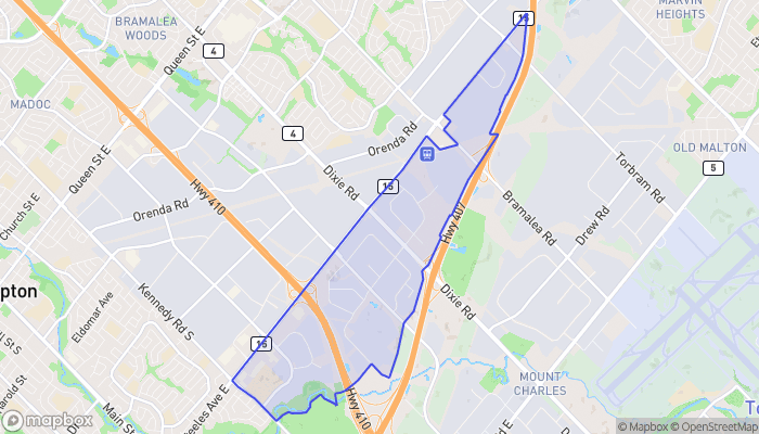 Map of Steeles Industrial