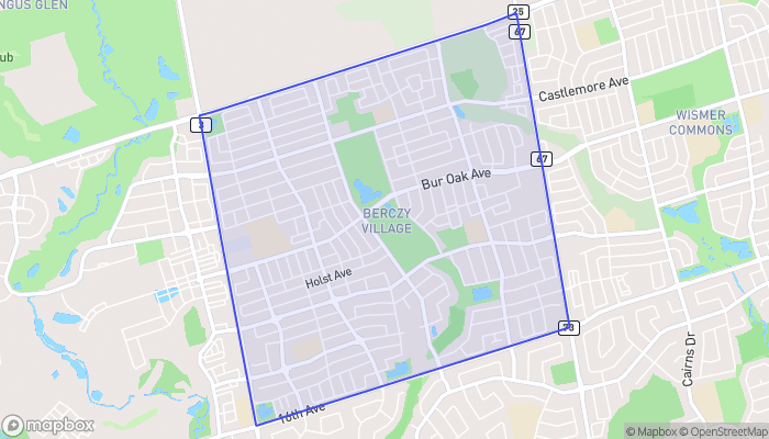 Map of Berczy Village