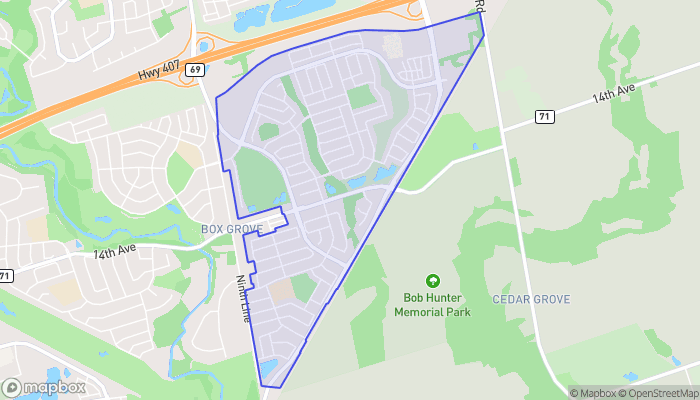 Map of Box Grove