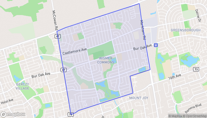 Map of Wismer Commons