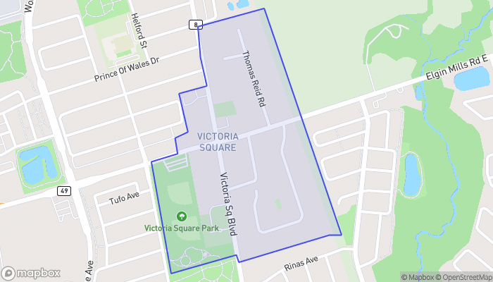 Map of Victoria Square